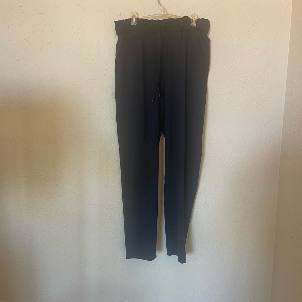 lululemon athletica Black Wide Leg Drawstring Pants